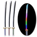 LED Plastic Katana Sword for Kids-8 Light Colors Requires 3xAAA Batteries Unisex Toy for Parties & Lighting Ages 2-14